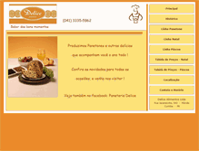 Tablet Screenshot of delice.com.br